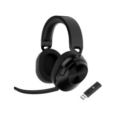 CORSAIR HS55 WIRELESS Multiplatform Lightweight Gaming Headset With Bluetooth - Dolby 7.1 Surround Sound - iCUE Compatible - PC, PS5, PS4, Nintendo Switch, Mobile - Black