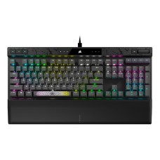 CORSAIR K70 MAX RGB Magnetic-Mechanical Wired Gaming Keyboard - Adjustable Actuation MGX Switches - Rapid Trigger Mode - PBT Double-Shot Keycaps - iCUE Compatible - QWERTY NA Layout - Black