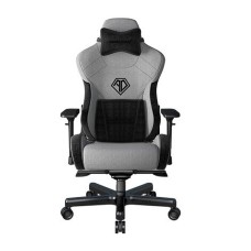 Anda Seat T-Pro II Premium Gaming Chair, 4D Armrests, Memory Foam Neck Pillow & Lumbar Support, Grey/Black | AD12XLLA-01-GB-F