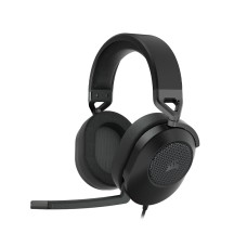 Corsair HS65 SURROUND Gaming Headset (Leatherette Memory Foam Ear Pads, Dolby Audio 7.1 Surround Sound on PC and Mac, SonarWorks SoundID Technology, Multi-Platform Compatibility) Carbon