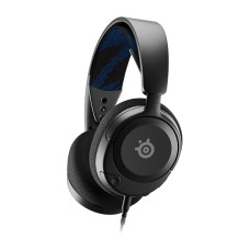 SteelSeries Arctis Nova 1P Multi-System Gaming Headset — Hi-Fi Drivers — 360° Spatial Audio — Comfort Design — Durable — Lightweight — Noise-Cancelling Mic — PS5/PS4, PC, Xbox, Switch - Black