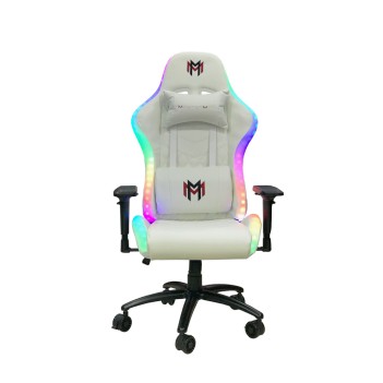 Mastermind Gaming Chair – M2 RGB – White