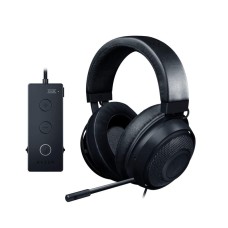 Razer Kraken Tournament Edition THX 7.1 Surround Sound Gaming Headset: Retractable Noise Cancelling Mic - USB DAC -  For PC, PS4, PS5, Nintendo Switch, Xbox One, Xbox Series X & S, Mobile – Black