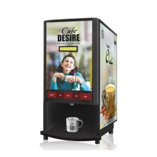 Cafe Desire Quadra Karak and Coffee Vending Machine - 4 Flavor