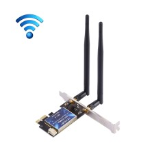 EDUP 2 IN 1 AC1200MBPS 2.4GHZ & 5.8GHZ DUAL BAND PCI-E 2 ANTENNA WIFI ADAPTER EXTERNAL NETWORK CARD + BLUETOOTH - EP-9620