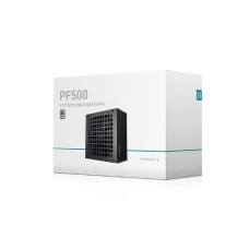 Deepcool PF500D 500 Watts Power Supply Unit, 120mm Fan Size, Active PFC + Double Tube Forward, Hypro Bearing, 80 Plus Standard, 100-500ms Good Signal | R-PF500D-HA0B-UK