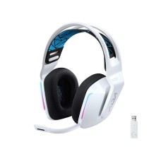 Logitech G733 K/DA Lightspeed Wireless Gaming Headset with Suspension Headband, ~16.8 M. Color LIGHTSYNC RGB, Blue VO!CE Mic Technology and PRO-G Audio Drivers - Official League of Legends KDA Gear