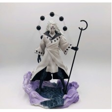 Bonmin Japan Anime Naruto White Uchiha Madara 28cm Action Figures Toy Models PVC Anime Figure