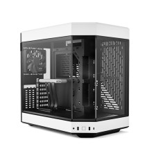 HYTE Y60 Modern Aesthetic Dual Chamber Panoramic Tempered Glass Mid-Tower ATX Computer Gaming Case with PCIE 4.0 Riser Cable Included, White (CS-HYTE-Y60-BW)