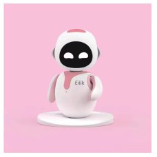 Eilik Robot Toy Smart Companion Pet Robot Desktop Toy Eilik - A Little Companion Bot with Endless Fun Smart Robot Toy - Pink