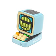 Divoom Ditoo-Pro Retro Pixel Art Game Bluetooth Speaker with 16X16 LED App Controlled Front Screen (Blue)