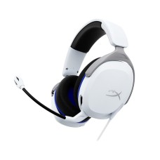 HyperX Cloud Stinger 2 Core - Gaming Headset for Playstation, Lightweight Over-Ear Headset with mic, Swivel-to-Mute Function, 40mm Drivers - White