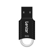 Lexar JumpDrive V40 64GB USB 2.0 Flash Drive, Black (LJDV40-64GABVNA)