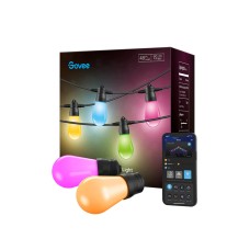 Govee Lynx dream RGBIC Wi-Fi & Bluetooth Outdoor String Lights - 48FT | 15 Bulbs - H7015