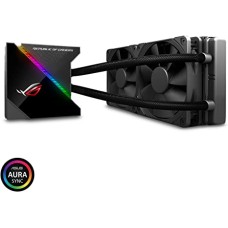ASUS ROG Ryujin 240 RGB AIO Liquid CPU Cooler 240mm Radiator (Dual 120mm 4-pin Noctua iPPC PWM Fans) with LIVEDASH OLED Panel and FanXpert Controls - 90RC0030-M0UAY0