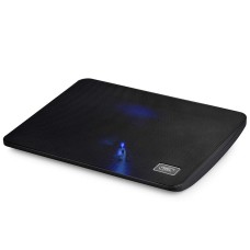 DEEPCOOL Wind PAL Mini Notebook Cooling Pad | 140mm Blue LED Fan, Metal Mesh Panel, Compatible with 39.62 cm (15.6") notebooks and Below - DP-N114L-WDMI
