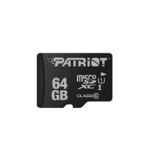 Patriot LX Series 64GB High Speed Micro SDXC Class 10 UHS-I Transfer Speeds For Action Cameras, Phones, Tablets, and PCs